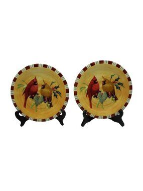 Cardinal Salad Plates from the Lenox Winter Greetings Everyday